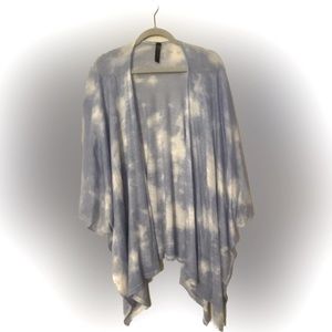 Lane Bryant Tie Dye Lightweight Knit Kimono